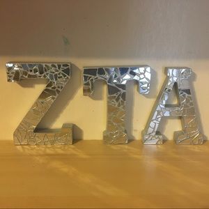 ZTA mirrored set of letters